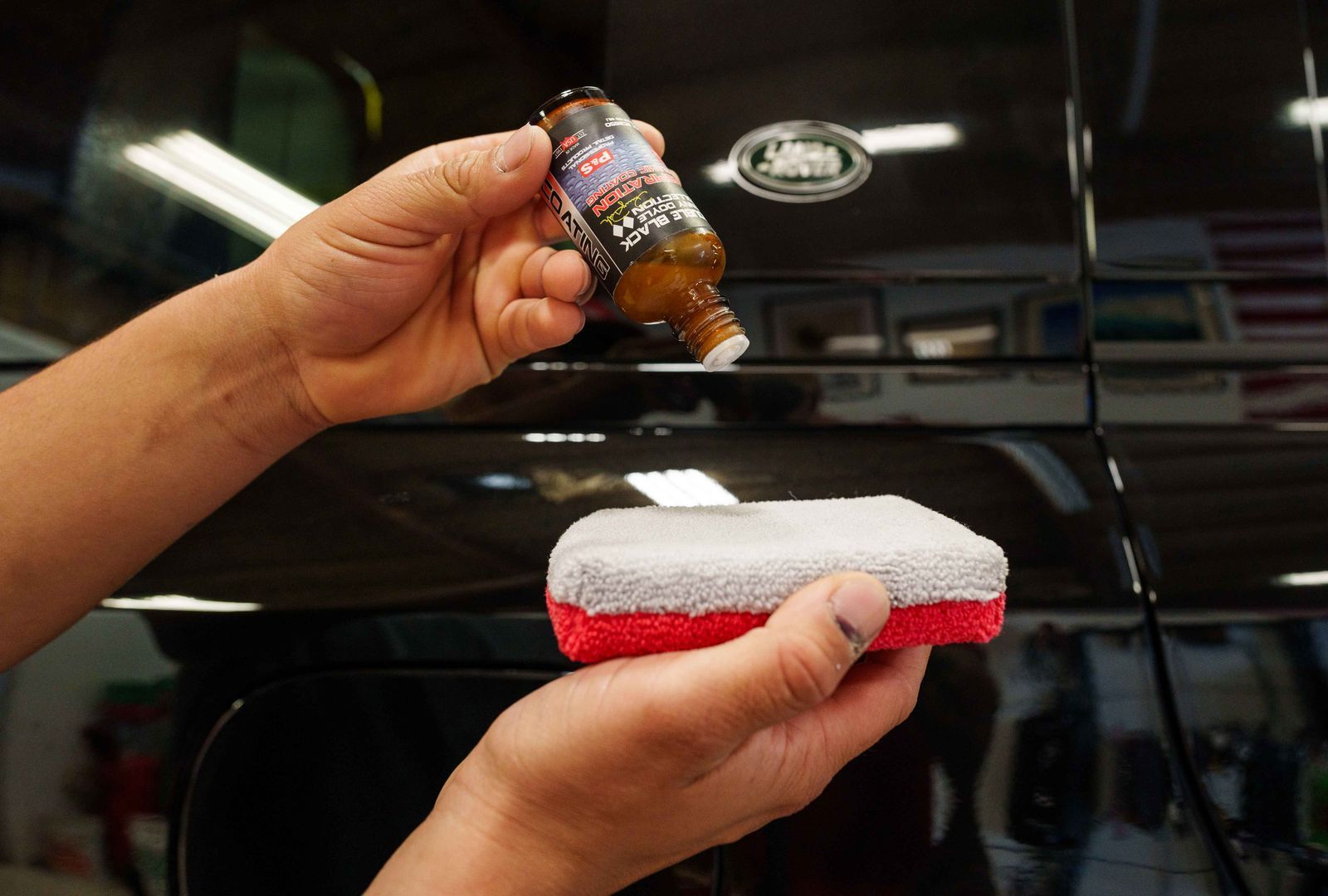 Automotive finish after professional service